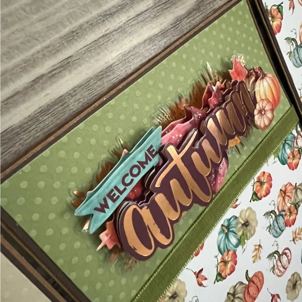 Handmade Fall Greeting Cards Set of 6 5”x7” With Envelopes
